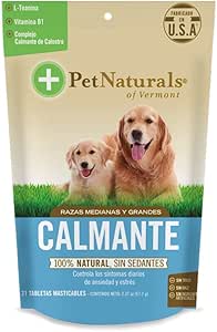 Pet Naturals Calmantes Naturales-Razas medianas y grandes