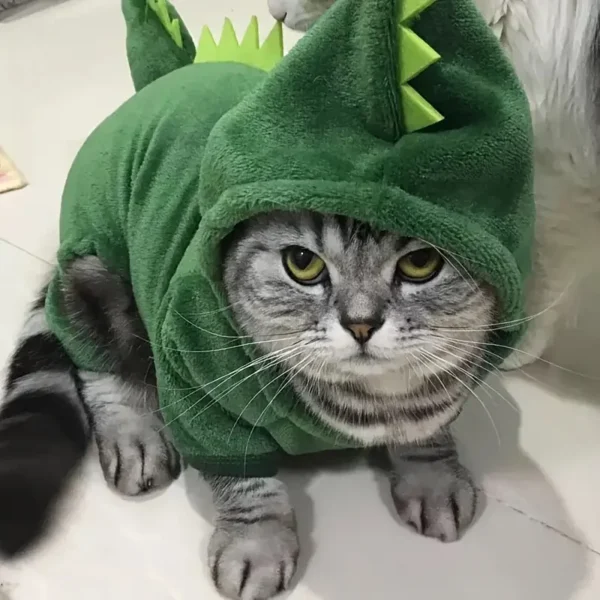 Sueter/sudadera para perro o gato, de dinosaurio talla XL - Imagen 2
